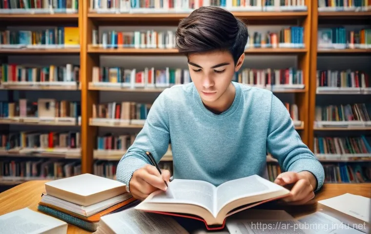 공공관리사 시험 대비 과정 중 자주 하는 실수 - Image Prompt 1: The Labyrinth of Information**