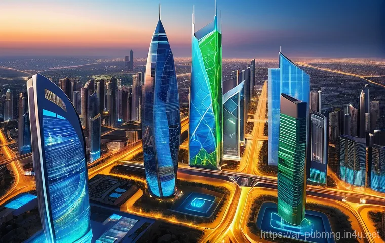 공공관리사 실무에서 필요한 도구와 기술 - A bustling, modern government service center in a vibrant, clean Arab city. The setting should be br...