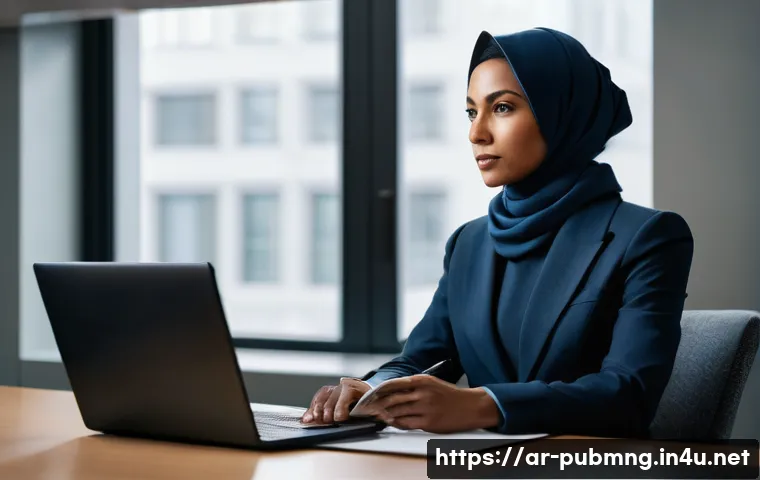 공공관리사 직무 만족도 후기 - **Prompt:** A dignified, middle-aged government employee, wearing a modest, smart professional outfi...