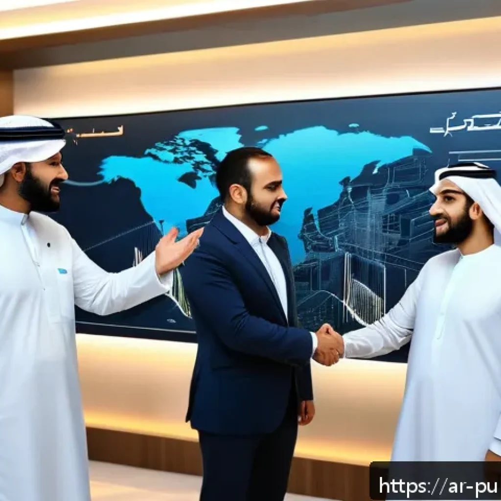 공공관리사와 관련된 최신 트렌드와 연구 주제 - A modern Arab government office scene showcasing digital transformation and transparency: diverse Ar...